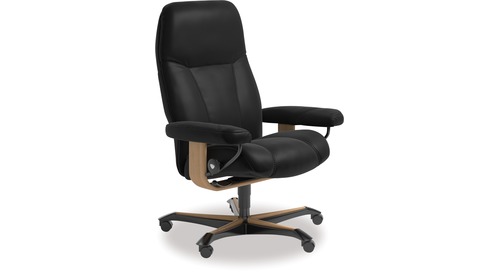 Stressless® Consul Leather Home Office Chair Stressless® Consul Leather Home Office Chair